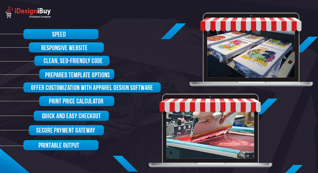 Points to Consider While Developing Website for DTG and Screen T-shirt Printer